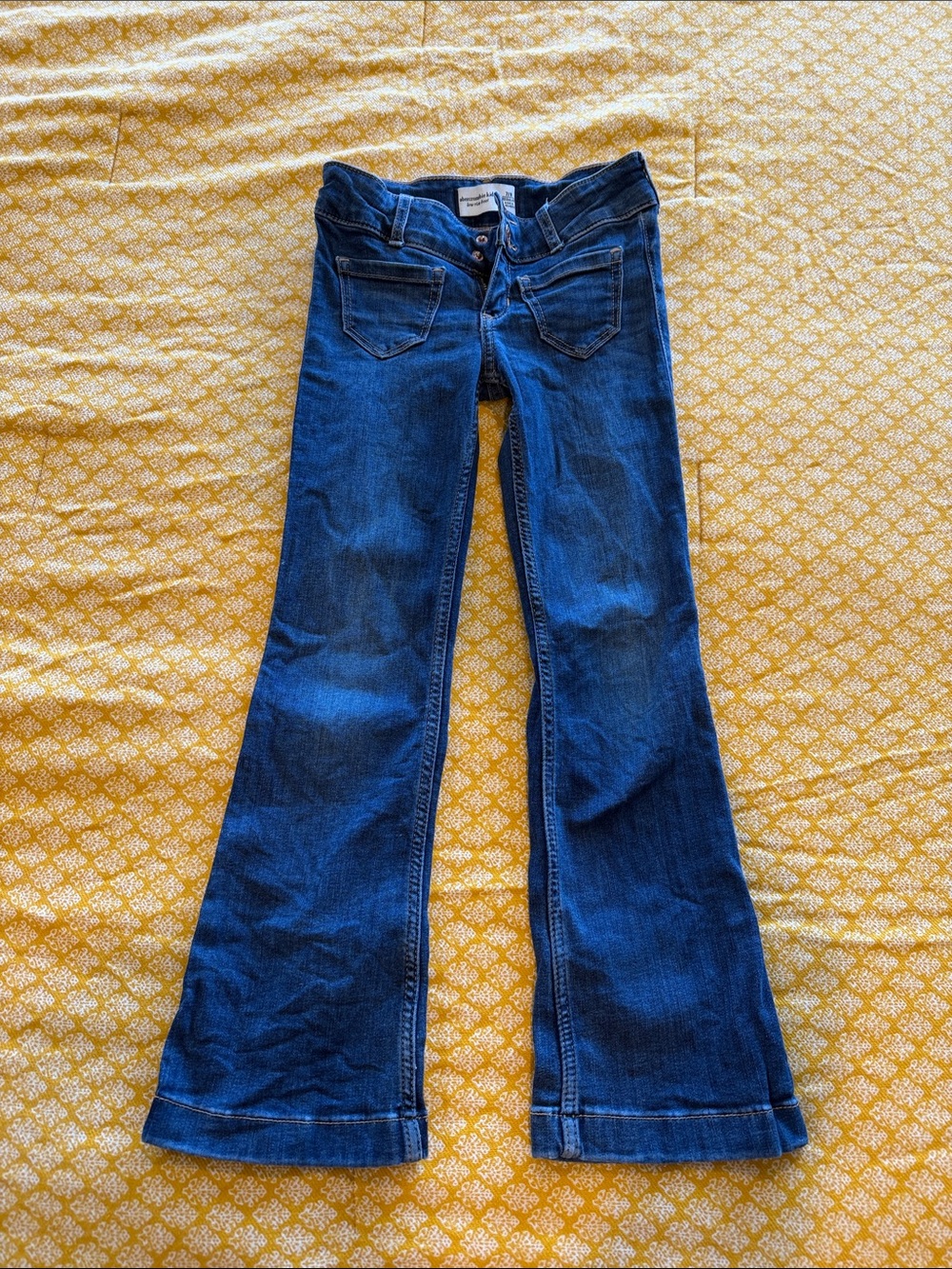 abercrombie kids low rise bootcut jeans